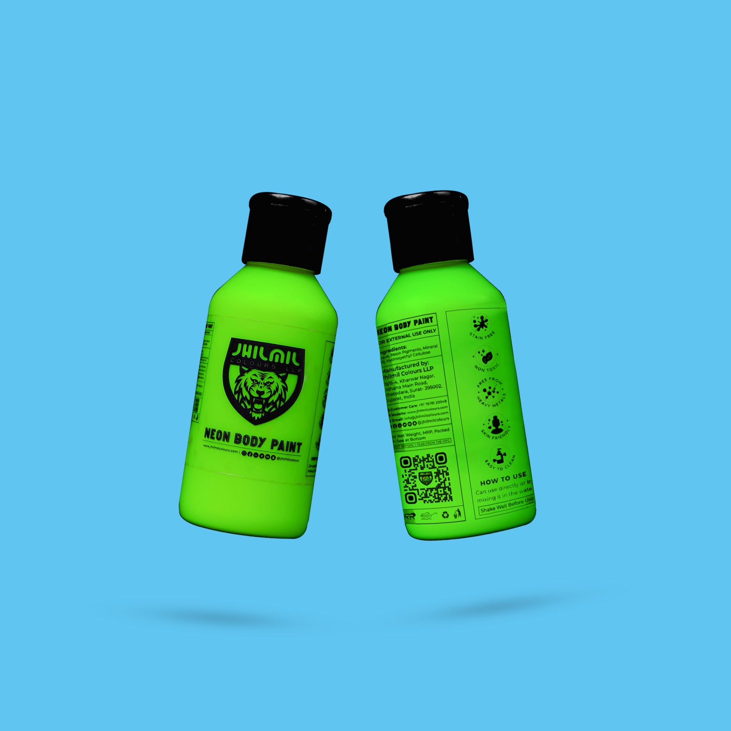 NEON PAINT (PACK OF 2 X 100 ML)