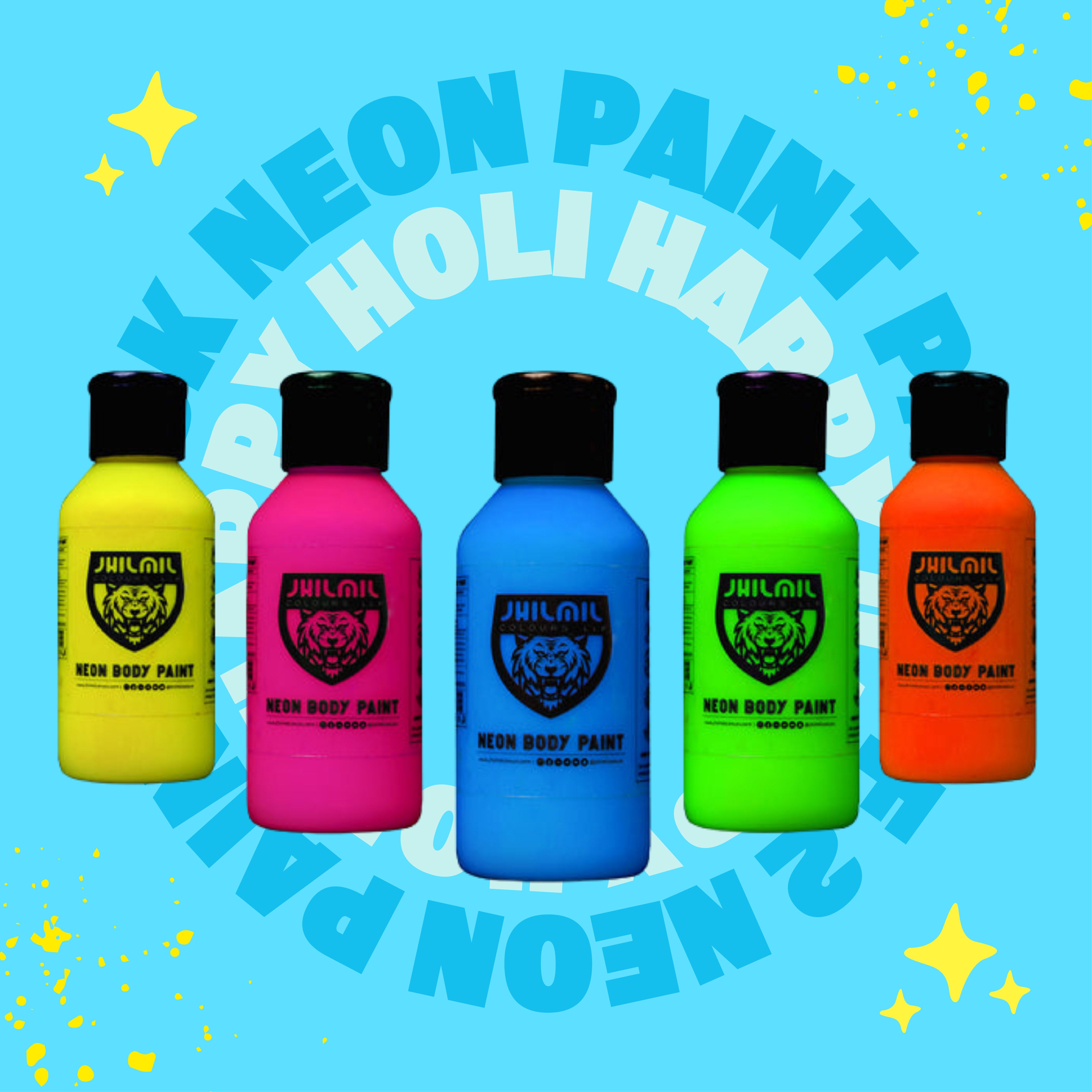 NEON PAINT (PACK OF 2 X 100 ML)