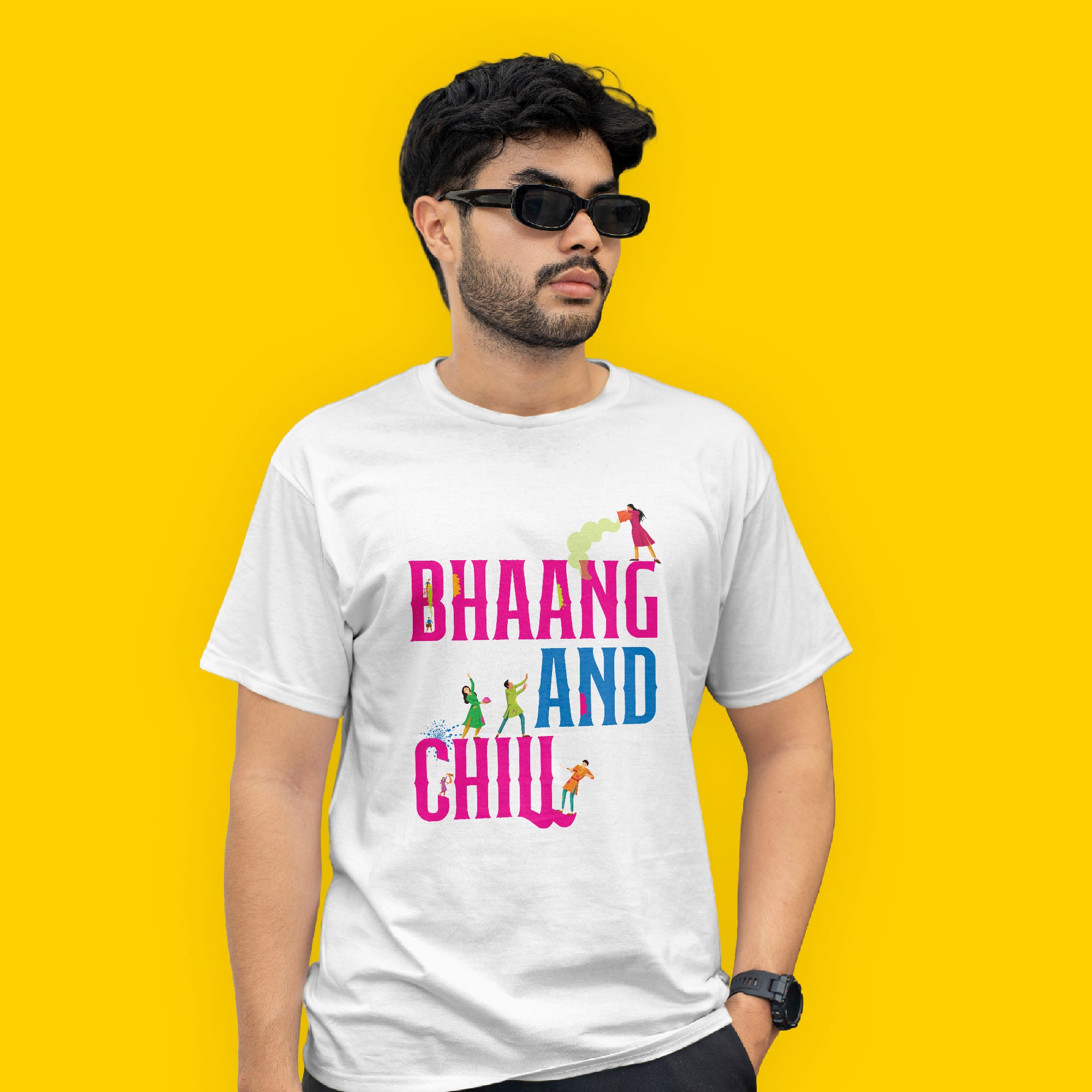 JHILMIL BOLLYWOOD STYLE HOLI T-SHIRT - PACK OF 3