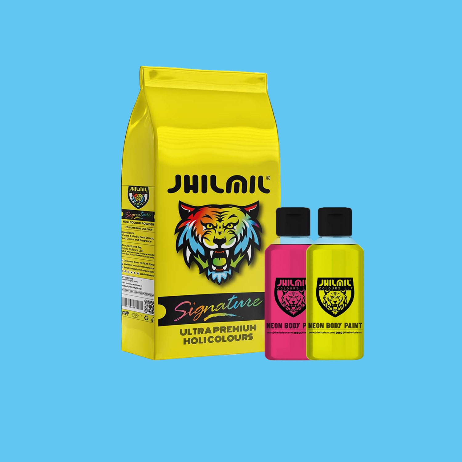 Buy Trendo Signature Colour Neon Body Paint Combo Jhilmil buy-trendo-signature-colour-neon-body-paint-combo-jhilmil